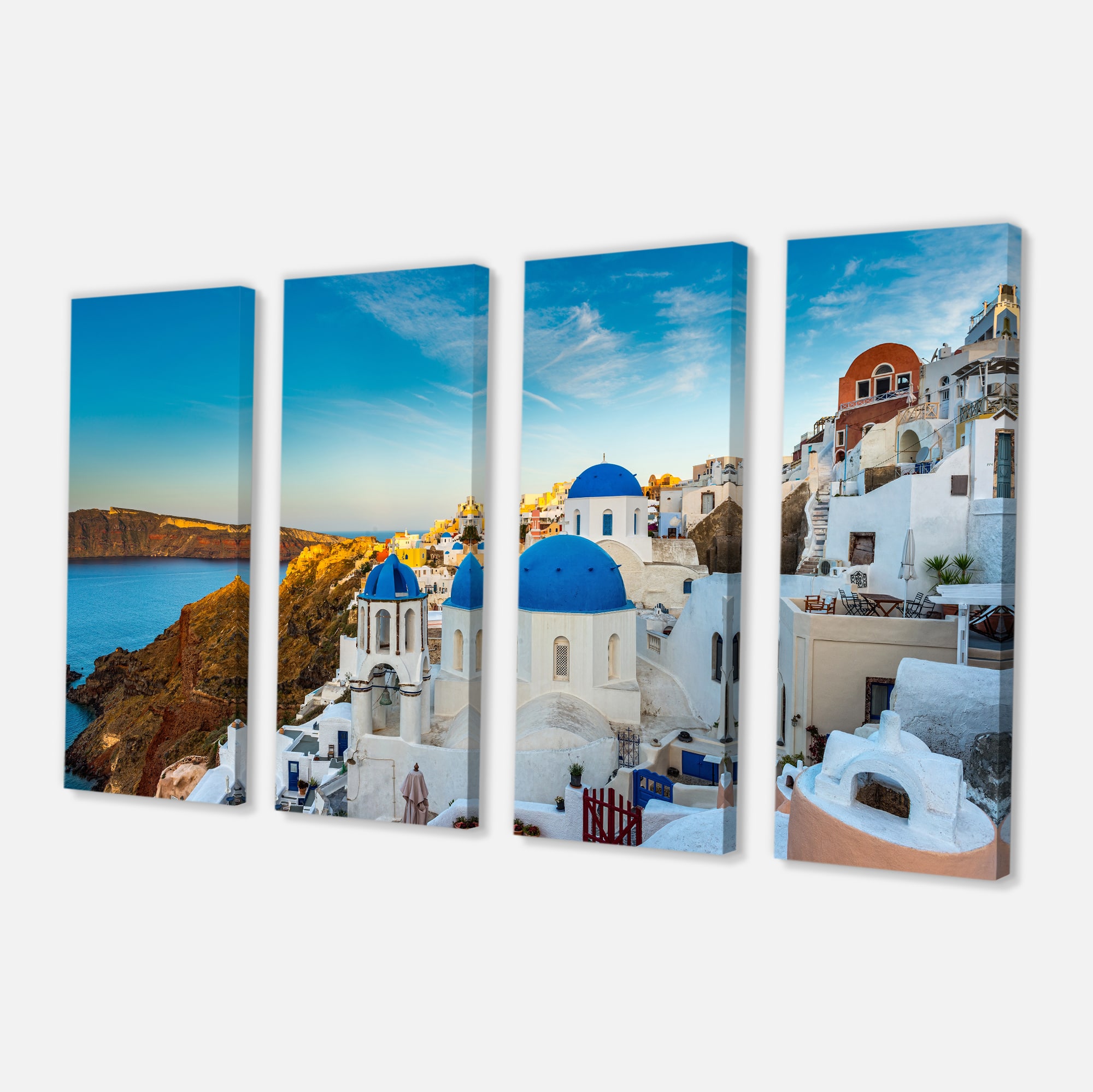 Designart - Beautiful Santorin Houses Greece